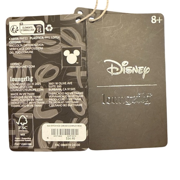 Loungefly Disney Lilo & Stitch Floral Stitch Figural Coin Purse - Picture 6 of 9